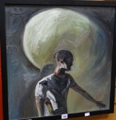 PAUL REES oil on canvas - Ryan's Monologue (IV), entitled and dated verso 2008 with original Ffin-