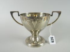 A WMF EPNS Art Deco twin-handled footed bowl Condition reports provided on request by email for this