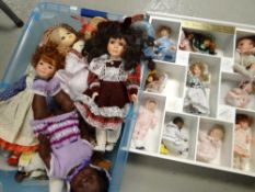 Collection of various children's and collector's dolls Condition reports provided on request by