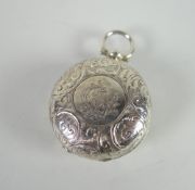 A bright cut Victorian silver sovereign case Condition reports provided on request by email for this