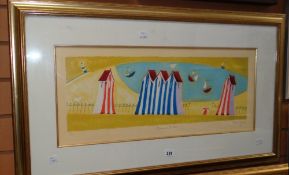 ADAM LIZARBY limited edition print entitled 'Summers Dream' 124/275. 27 x 65cms. Condition reports