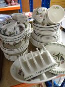 Collection of Portmeirion mainly Botanic Garden tea and dinnerware ETC Condition reports provided on