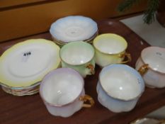 A Royal Albert 'Rainbow' part teaset Condition reports provided on request by email for this auction