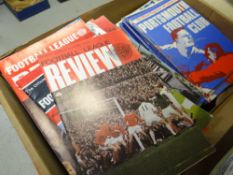 A quantity of 1960s Football League Review magazines, a quantity of Portsmouth Football Club