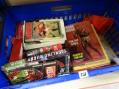 Collection of mainly sport related books including a signed cover copy of 'Frank Bruno: From Zero to