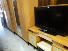 Two wardrobes with matching dressing table with mirrors Condition reports provided on request by