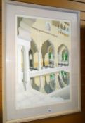 RICARDO WOLFSEN limited edition print - Eastern Architectural 82 x 55cms Condition reports