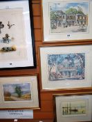 Group of pictures & prints of Barbados, fishing scene ETC (4) Condition reports provided on