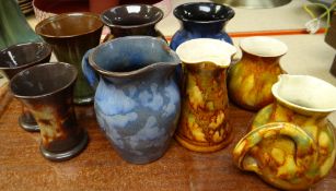 Collection of vintage and modern Ewenny pottery Condition reports provided on request by email for