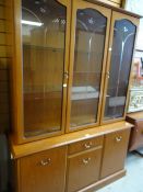 A modern lounge unit with glazed top Condition reports provided on request by email for this auction