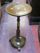 Mahogany tray top side/wine table