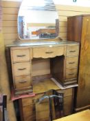 Two kneehole dressing chests