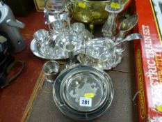 Parcel of electroplate ware