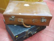Two items of vintage luggage