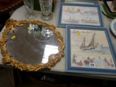 Three W E Hooson maritime prints