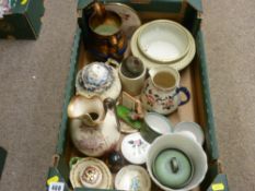 Mixed collection of Victorian and other jugs and bowls etc
