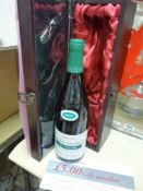 Cased box of presentation wine 'Nutts - St George, Les Pruliers'