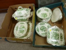 Large parcel of Masons 'Fruit Basket' dinnerware