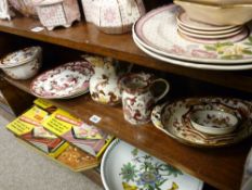 Masons 'Brown Velvet' and 'Red Velvet' items