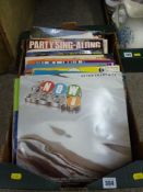 Quantity of vintage LPs to include Frankie Laine, Johnny Cash, compilation and others