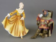Two Royal Doulton figurines 'The Foaming Quart' HN2162 and 'Kirsty' HN2381