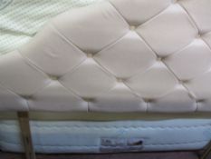 Sensaform 'Desire' 4ft 6ins mattress and a button backed headboard