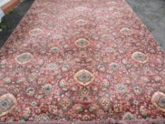 Large floral rug 390 x 275 cms