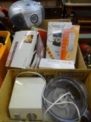 Parcel of household electrical items including Moulinex Masterchef 50, Deluxe heat pad, Classic