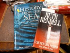 Ruth Rendell signed book 'To the RNLI' and another book 'History From the Sea'
