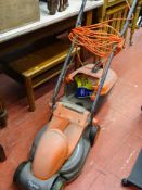 Compact Flymo Visimo electric mower E/T