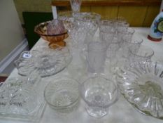 Parcel of mixed glassware