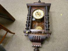 Vienna style wall clock