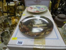 Parcel of Bradford Exchange boxed plates and similar