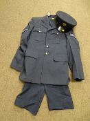RAF dress uniform with cap