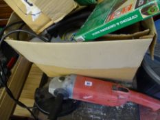 Milwaukee heavy duty 9ins disc grinder, discs, Earlex spray station etc E/T