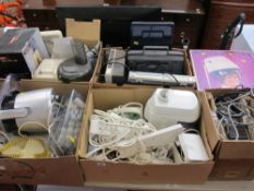 Large parcel of household electrical items E/T