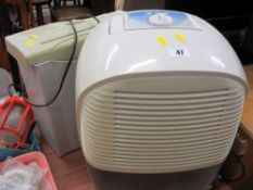 Delonghi DEM10 dehumidifier and a small Texa paper shredder E/T