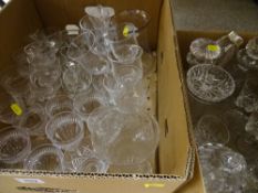 Two boxes of quality drinking glassware