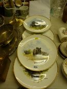 Eight Wedgwood David Shepherd wildlife collector's plates with certificates
