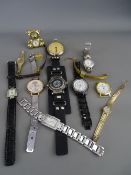 Good selection of vintage and later lady's and gent's wristwatches etc