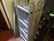 Multi-functional folding ladder