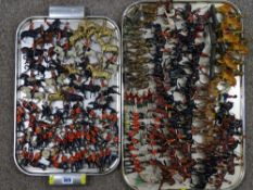 Approximately 150 plus Britain's and other cast and composition figurines of military men and riders