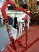 Clarke Strong-Arm manual hydraulic crane, model no. CFC500F etc
