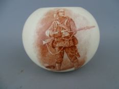 Macintyre match striker titled 'A Gentleman in Khaki' with Rudyard Kipling 'Absent Minded Beggar'