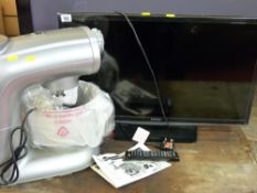 Samsung LCD TV and a Coopers Kitchen Chef Classic food mixer 9554 E/T
