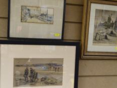 Parcel of vintage etchings