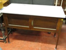 Marble topped washstand