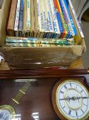 Modern London Clock Company pendulum wall clock with Westminster chime and a parcel of vintage