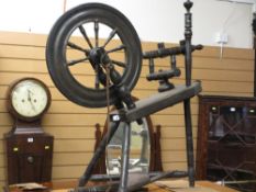 Vintage spinning wheel