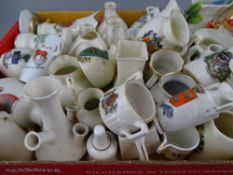 Collection of crested china ware by Goss and others
